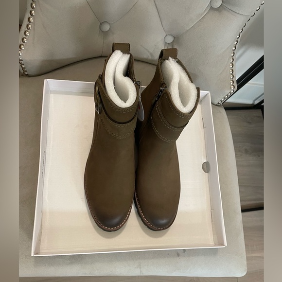 ❌ SOLD! Blondo Dagger Waterproof Women Boot, Size 6.5, Taupe Nubuck - Picture 4 of 7